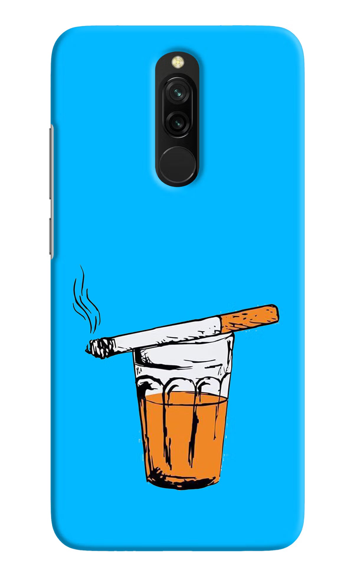 Chai Sutta Redmi 8 Hard Case Back Cover by Casekaro