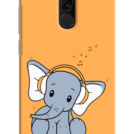 High On Music Redmi 8 Hard Case Back Cover by Casekaro