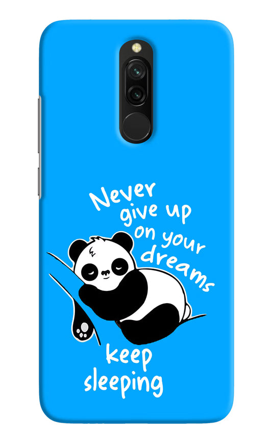 Keep Sleeping Redmi 8 Hard Case Back Cover by Casekaro