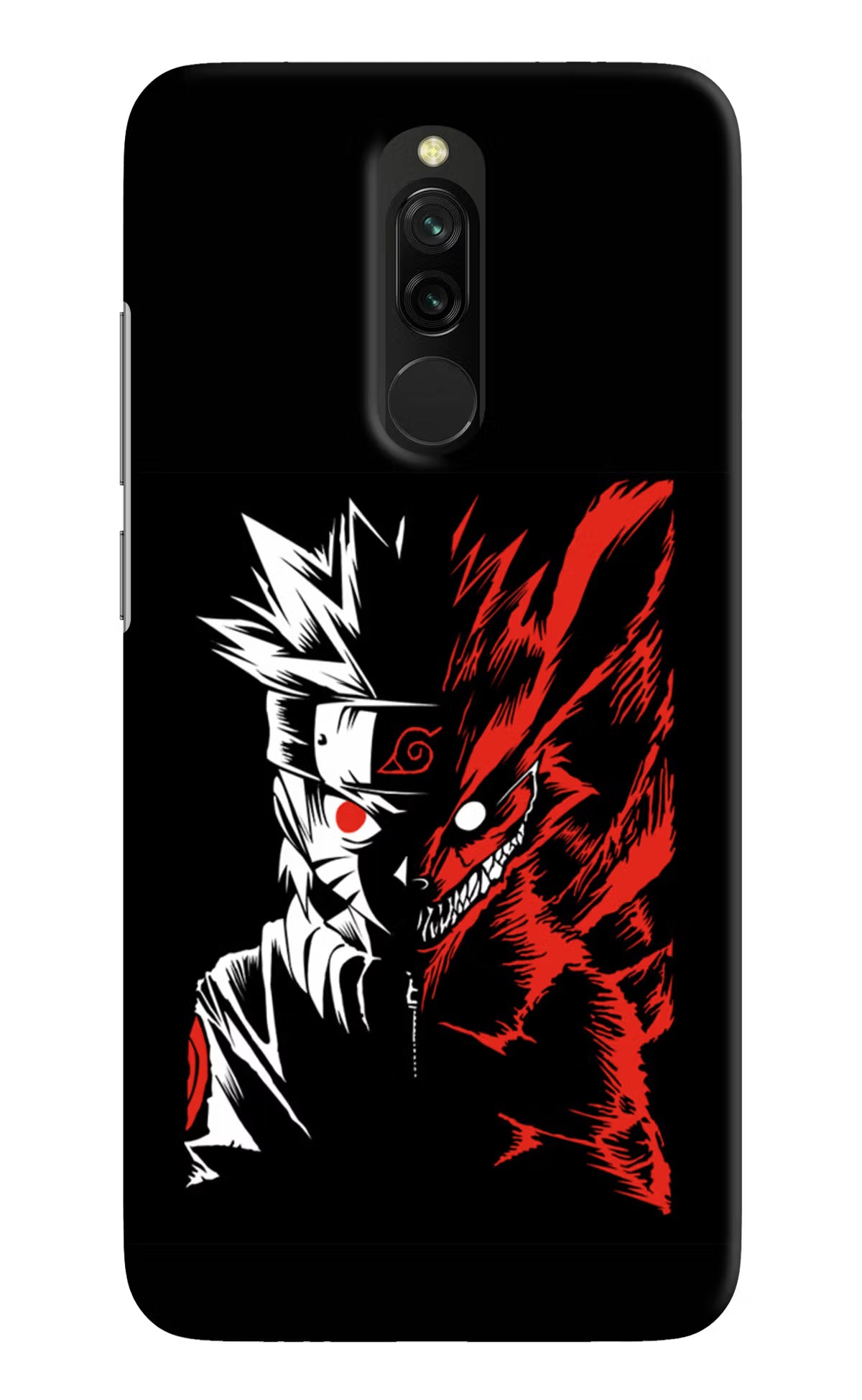 Naruto Two Face Redmi 8 Hard Case Back Cover by Casekaro