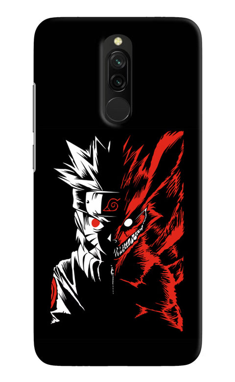 Naruto Two Face Redmi 8 Back Cover