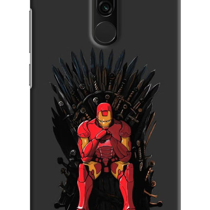 Ironman Throne Redmi 8 Hard Case Back Cover by Casekaro