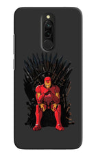 Ironman Throne Redmi 8 Hard Case Back Cover by Casekaro
