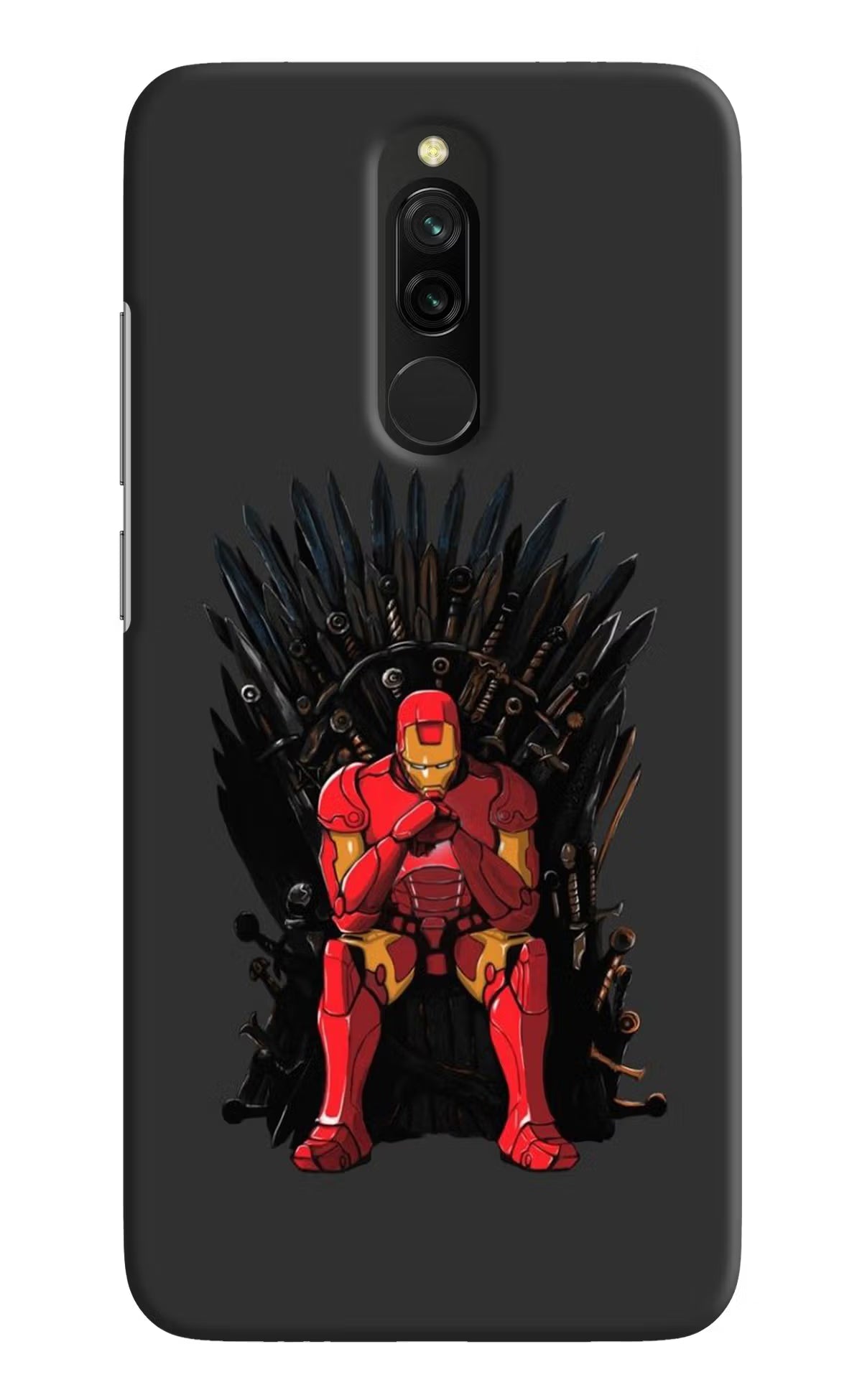 Ironman Throne Redmi 8 Hard Case Back Cover by Casekaro
