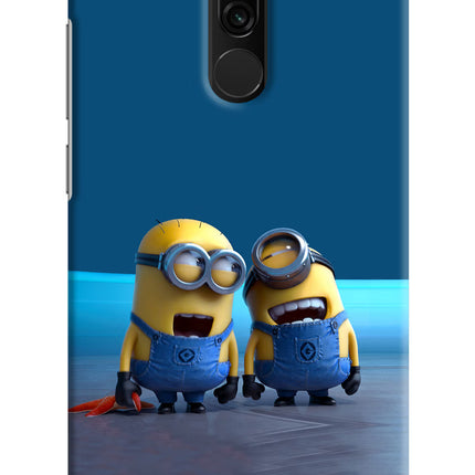 Minion Laughing Redmi 8 Hard Case Back Cover by Casekaro