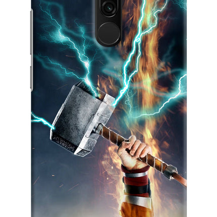 Thor Hammer Mjolnir Redmi 8 Hard Case Back Cover by Casekaro