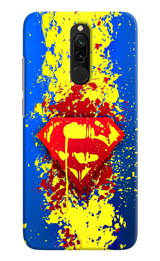 Superman logo Redmi 8 Hard Case Back Cover by Casekaro