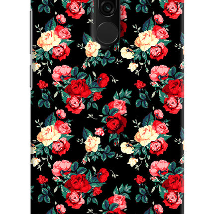 Rose Pattern Redmi 8 Hard Case Back Cover by Casekaro