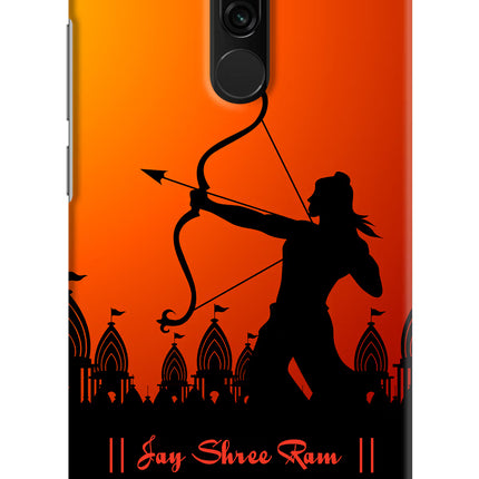 Lord Ram - 4 Redmi 8 Hard Case Back Cover by Casekaro