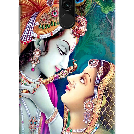 Lord Radha Krishna Redmi 8 Hard Case Back Cover by Casekaro