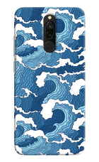 Blue Waves Redmi 8 Hard Case Back Cover by Casekaro