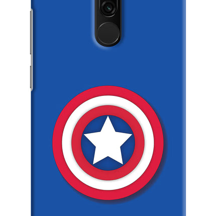 Shield Redmi 8 Hard Case Back Cover by Casekaro