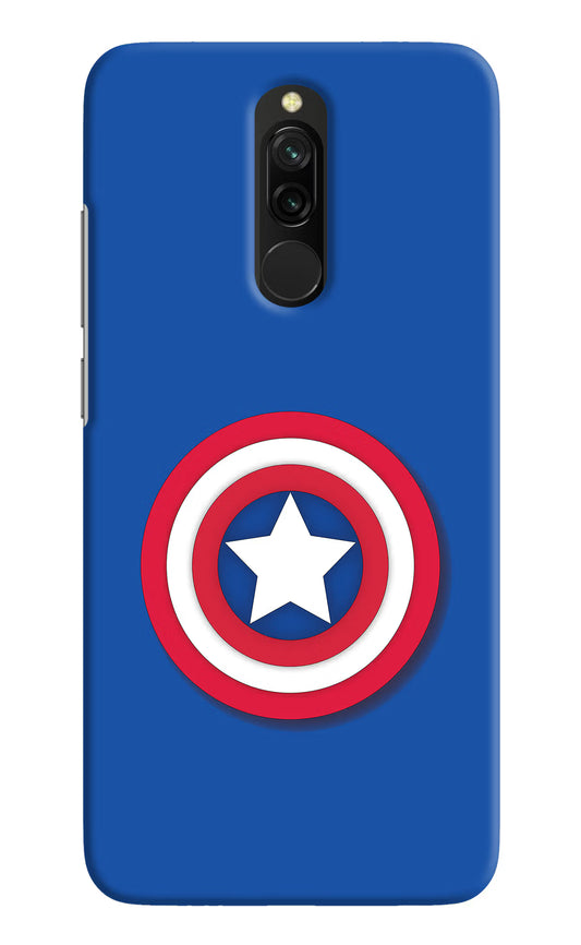 Shield Redmi 8 Hard Case Back Cover by Casekaro