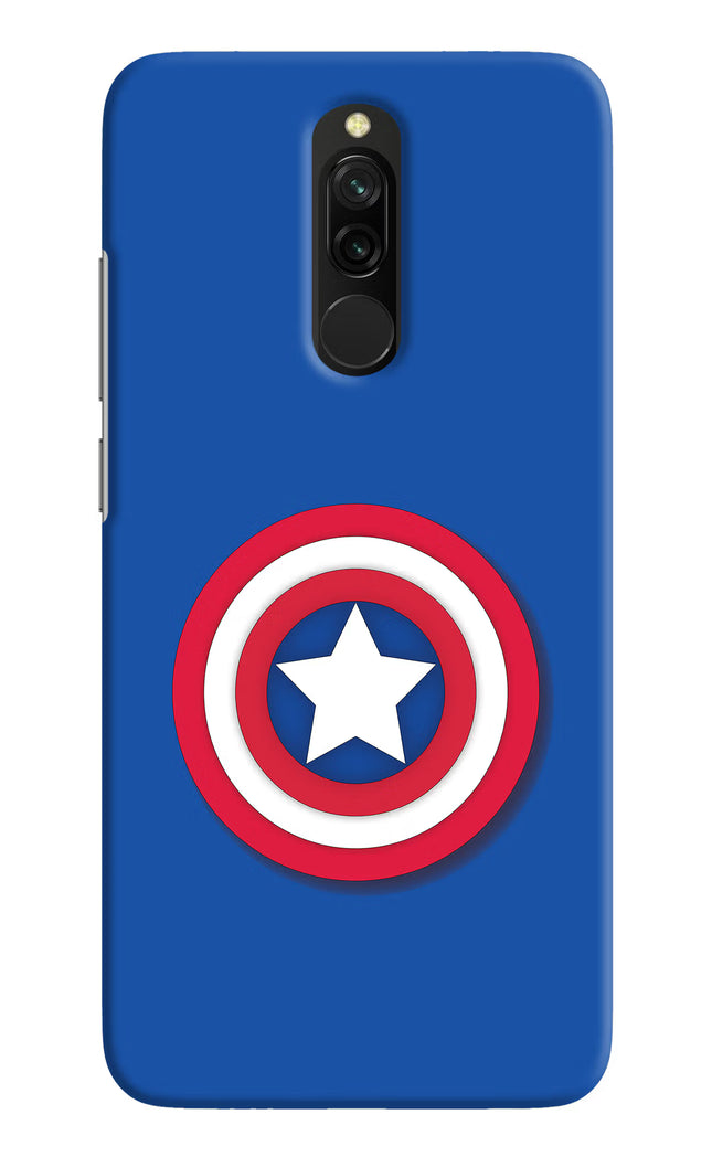 Shield Redmi 8 Hard Case Back Cover by Casekaro