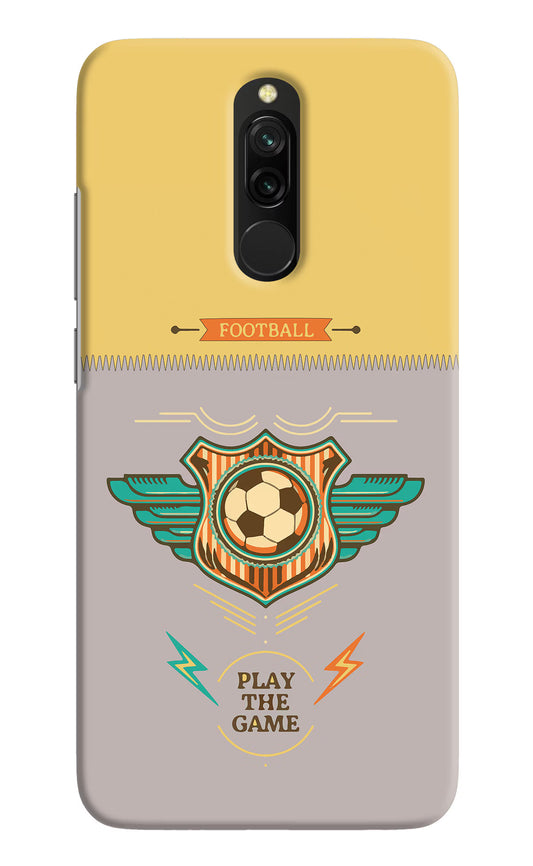 Football Redmi 8 Hard Case Back Cover by Casekaro