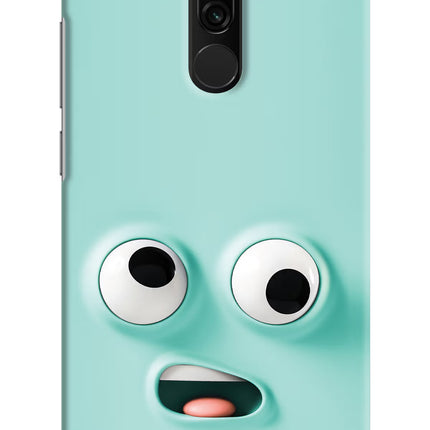 Funny Cartoon Redmi 8 Hard Case Back Cover by Casekaro