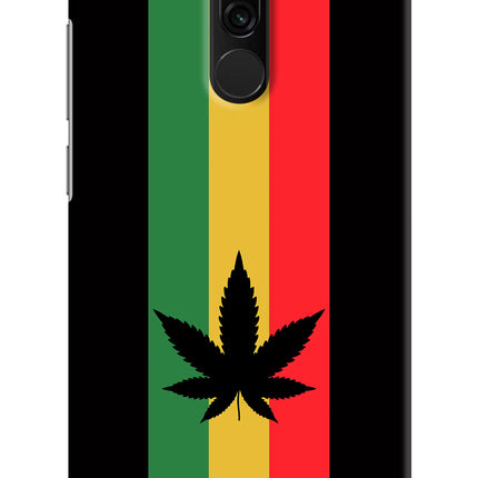 Weed Flag Redmi 8 Hard Case Back Cover by Casekaro