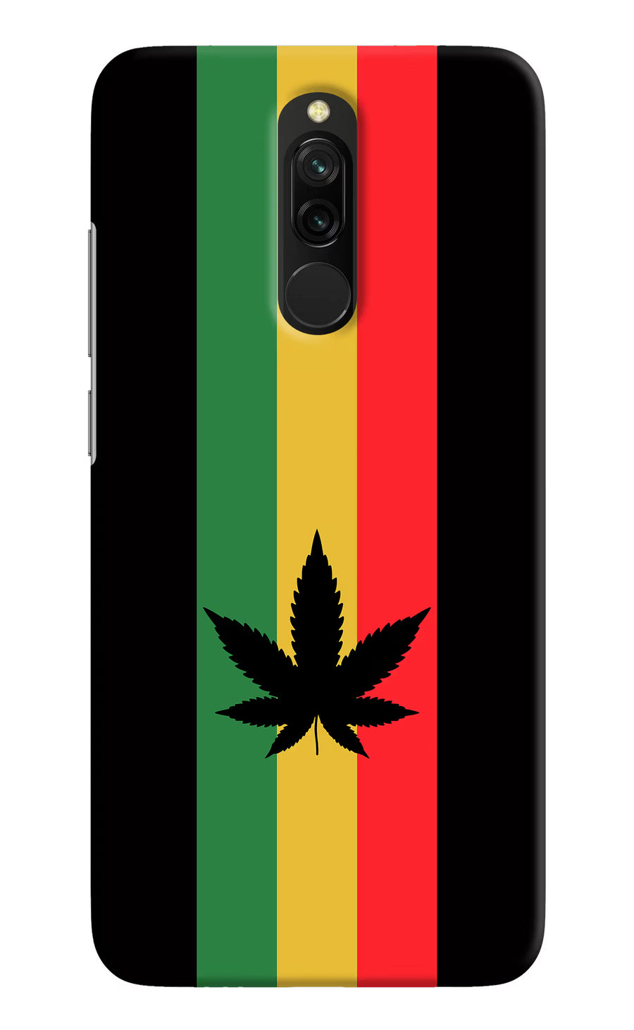 Weed Flag Redmi 8 Back Cover, Hard case