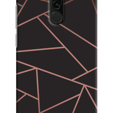 Geometric Pattern Redmi 8 Hard Case Back Cover by Casekaro