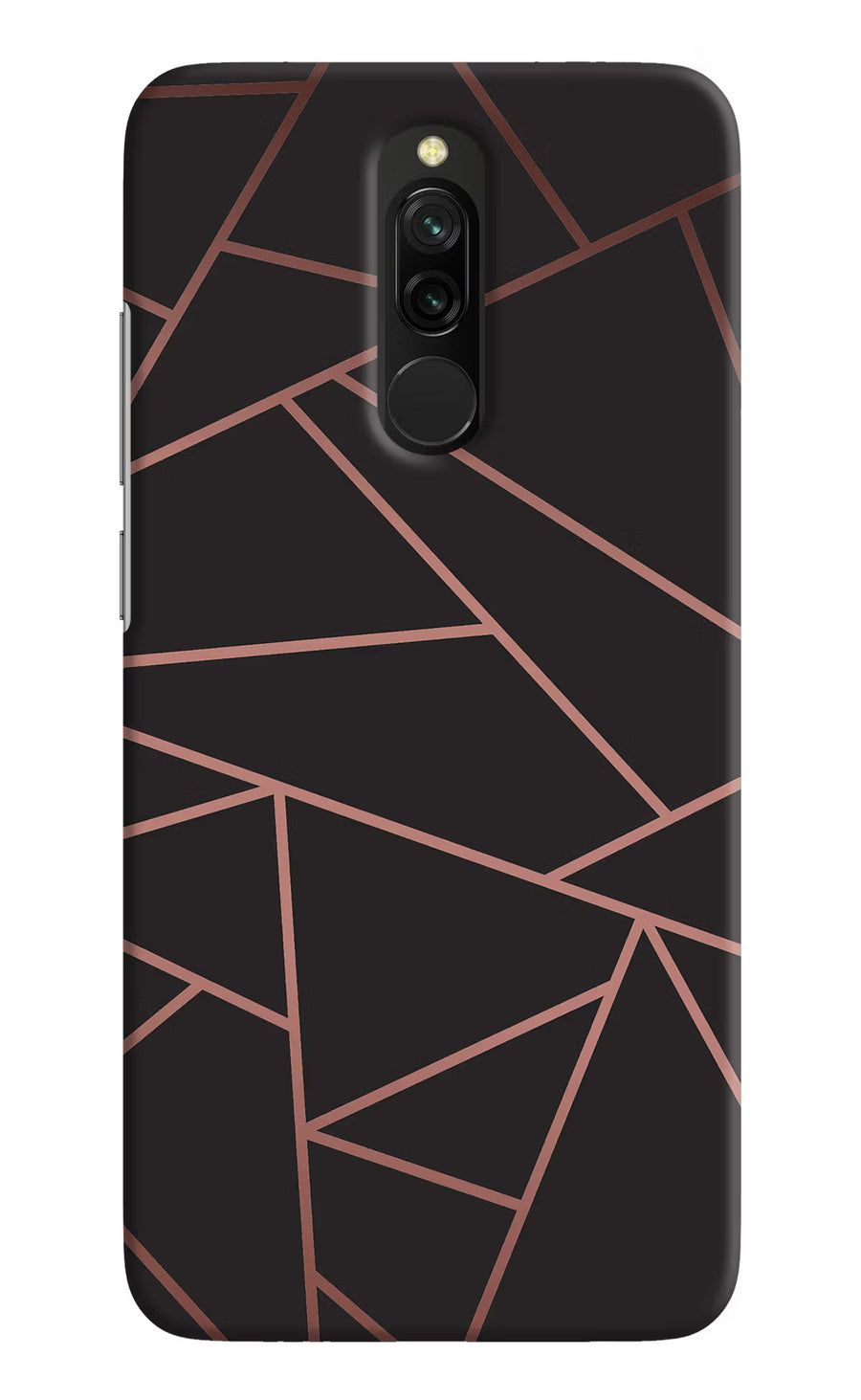 Geometric Pattern Redmi 8 Back Cover, Hard case