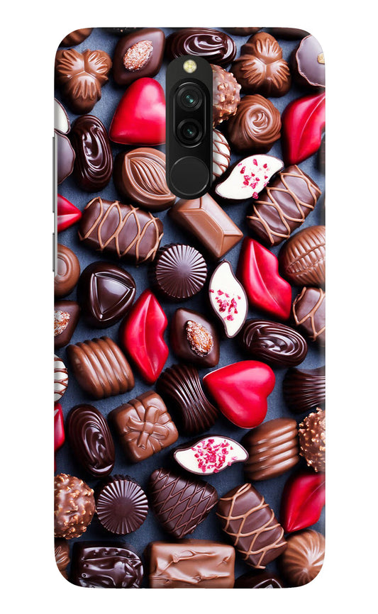 Chocolates Redmi 8 Hard Case Back Cover by Casekaro