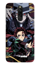 Demon Slayer Redmi 8 Hard Case Back Cover by Casekaro