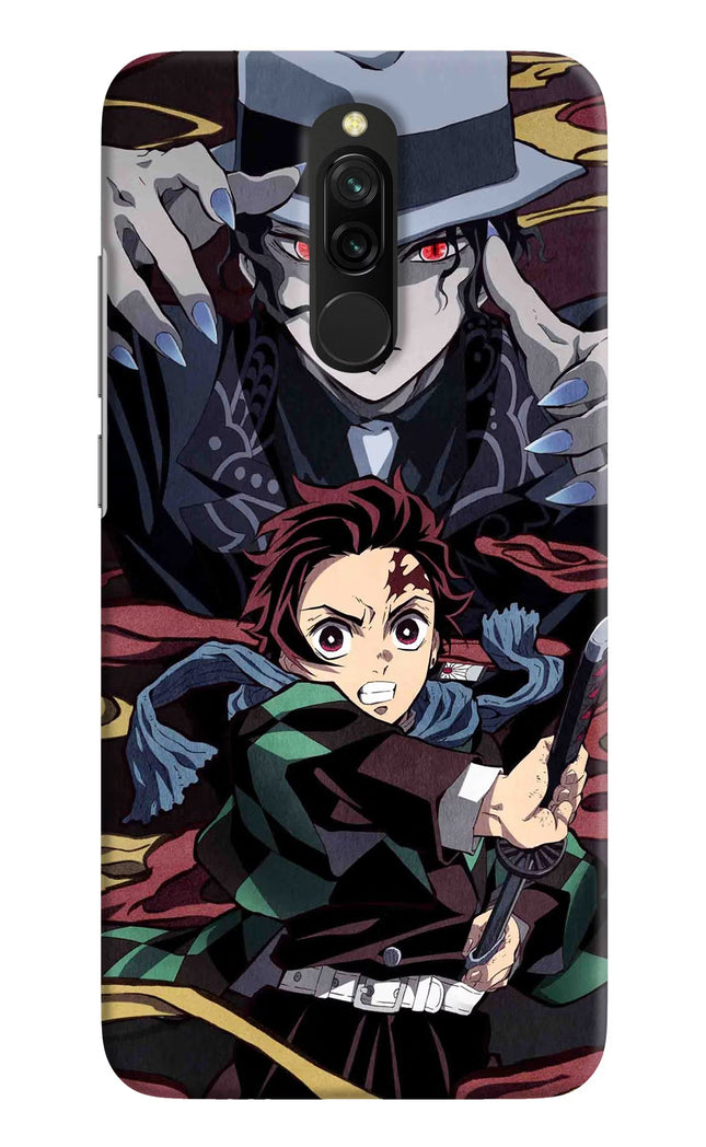 Demon Slayer Redmi 8 Hard Case Back Cover by Casekaro