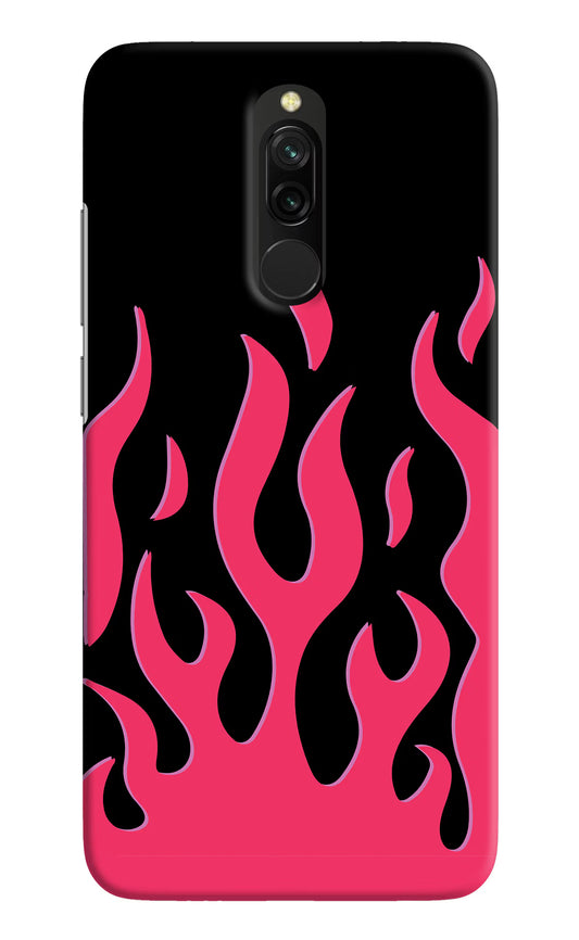 Fire Flames Redmi 8 Hard Case Back Cover by Casekaro