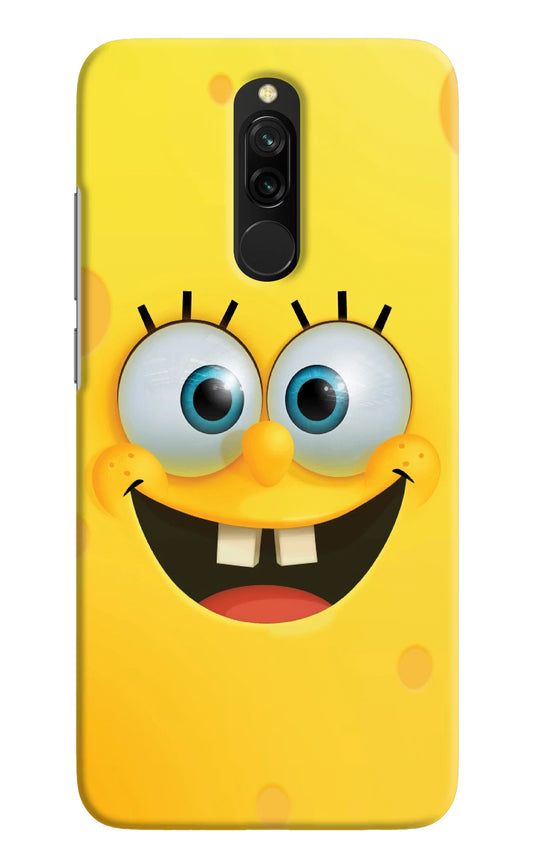 Sponge 1 Redmi 8 Hard Case Back Cover by Casekaro