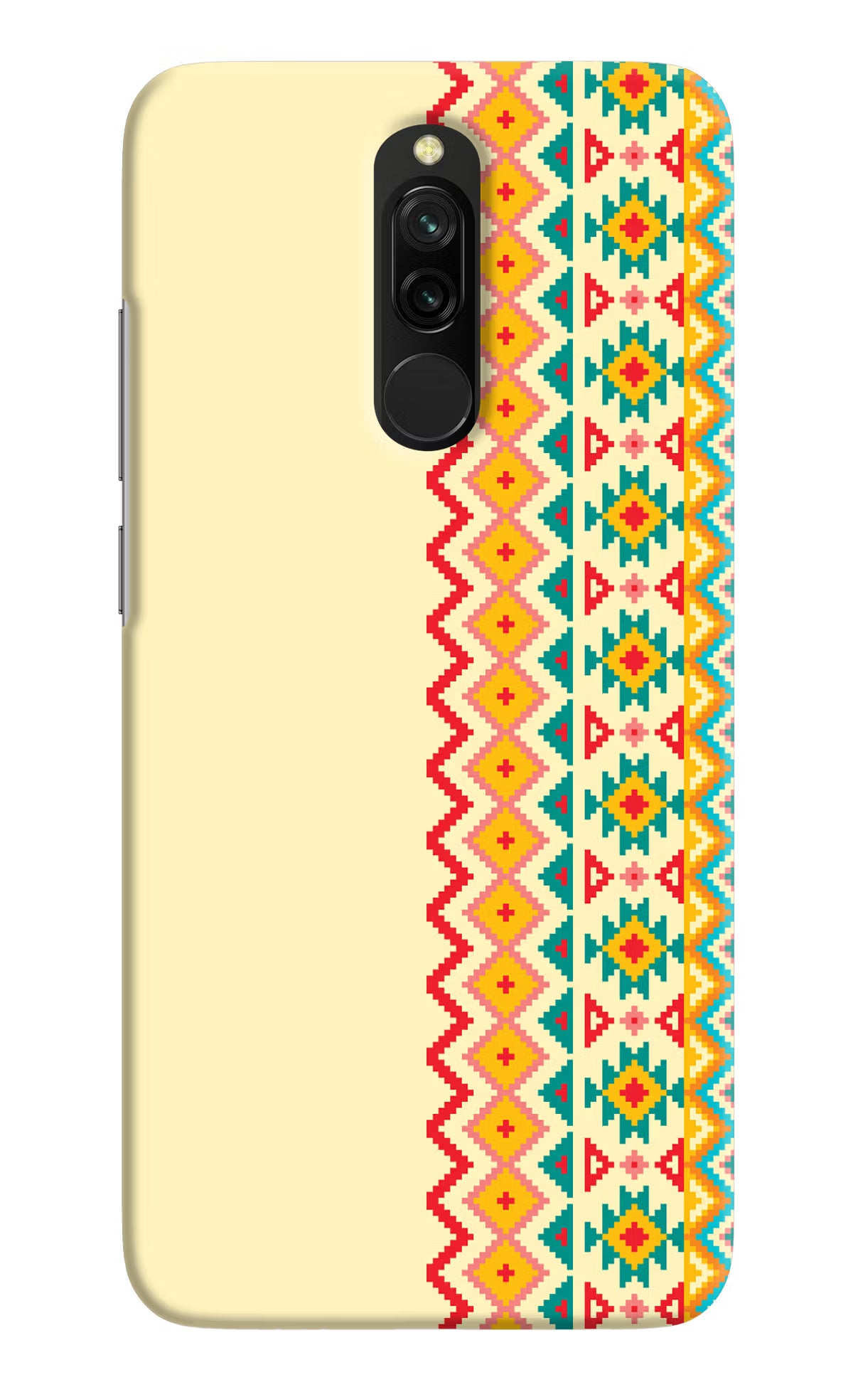 Ethnic Seamless Redmi 8 Hard Case Back Cover by Casekaro