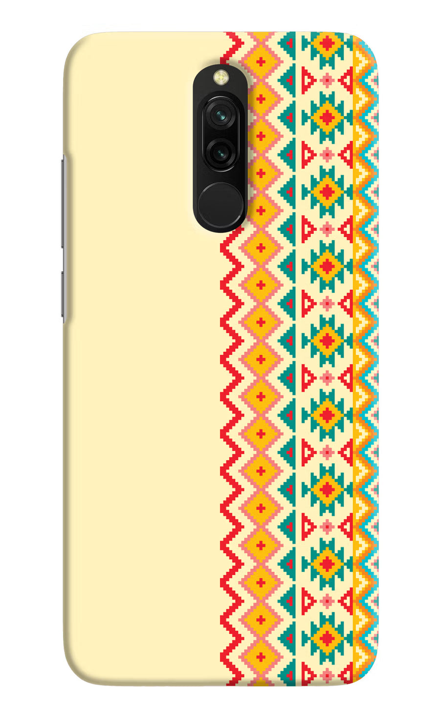 Ethnic Seamless Redmi 8 Back Cover, Hard case