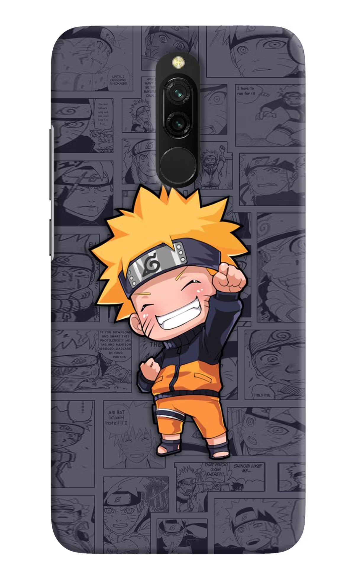 Chota Naruto Redmi 8 Hard Case Back Cover by Casekaro