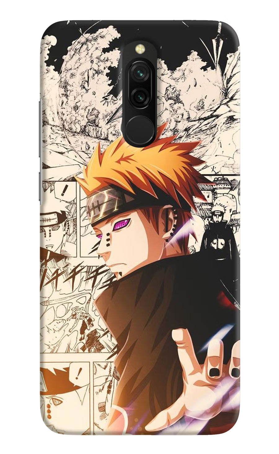 Pain Anime Redmi 8 Back Cover, Hard case