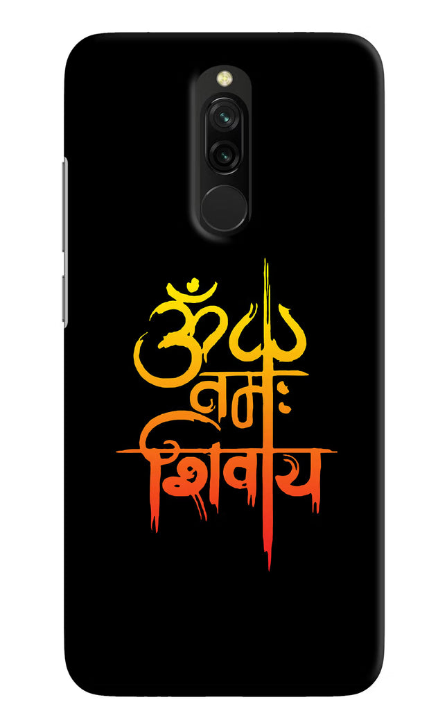 Om Namah Shivay Redmi 8 Hard Case Back Cover by Casekaro