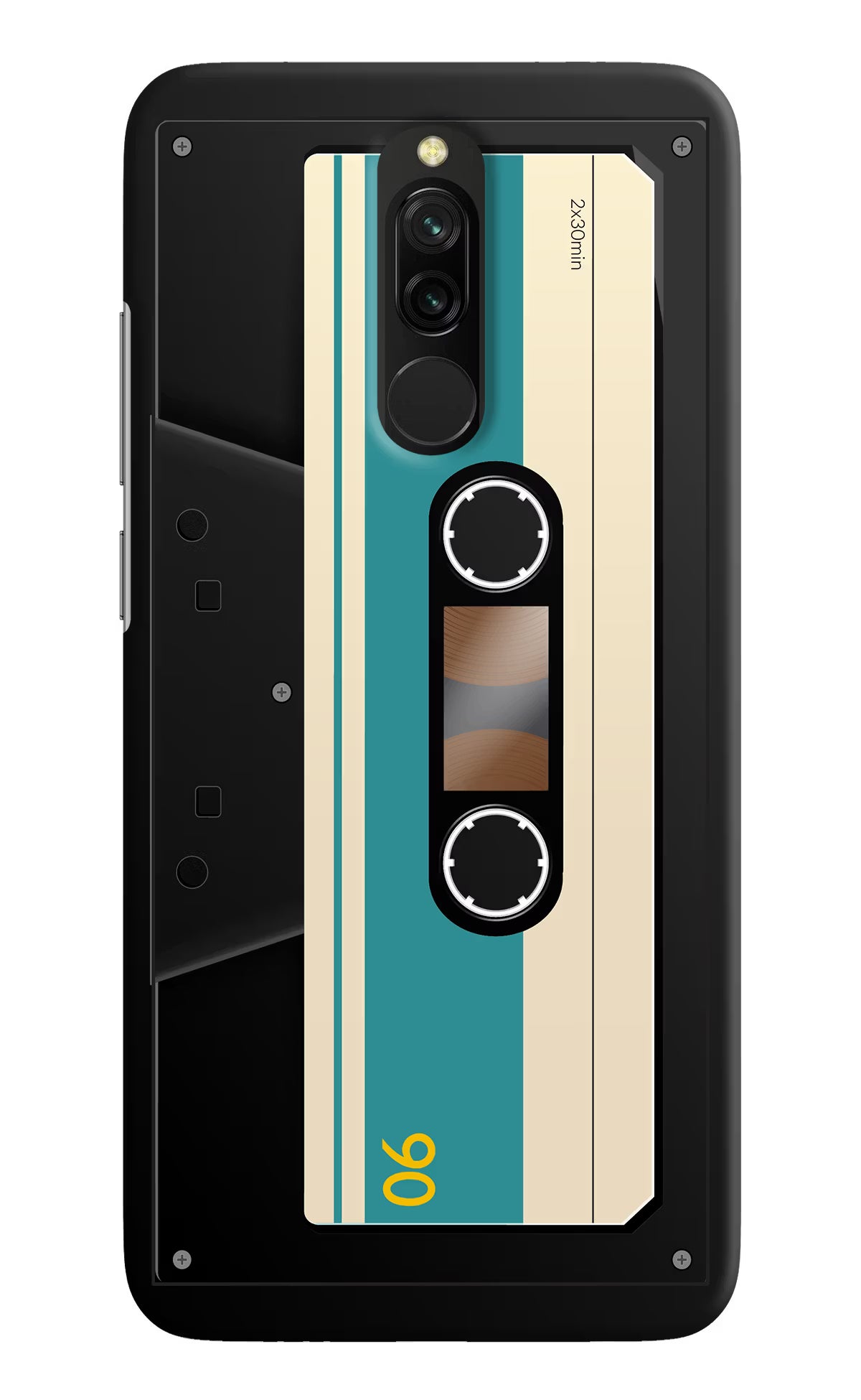 Cassette Redmi 8 Hard Case Back Cover by Casekaro