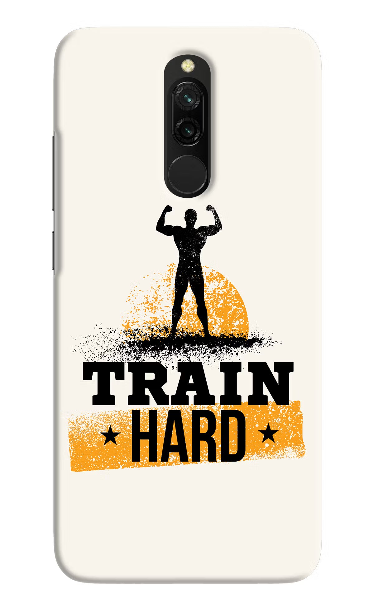 Train Hard Redmi 8 Hard Case Back Cover by Casekaro