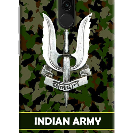 Balidan Indian Logo Redmi 8 Hard Case Back Cover by Casekaro