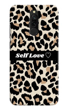 Leopard Print Self Love Redmi 8 Hard Case Back Cover by Casekaro