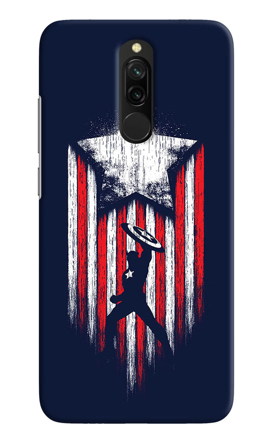 Captain America Marvel Art Redmi 8 Hard Case Back Cover by Casekaro