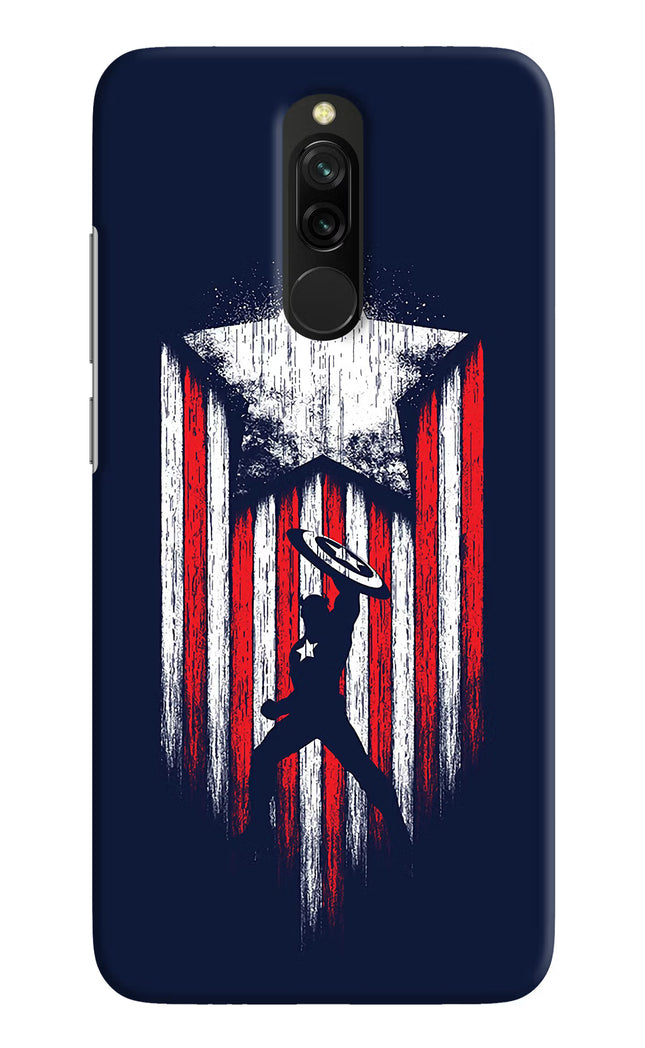 Captain America Marvel Art Redmi 8 Hard Case Back Cover by Casekaro