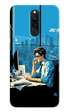 Focused Hustler (AI Generated) Redmi 8 Hard Case Back Cover by Casekaro