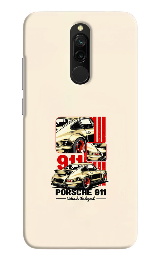 Classic Porsche 911 Redmi 8 Hard Case Back Cover by Casekaro