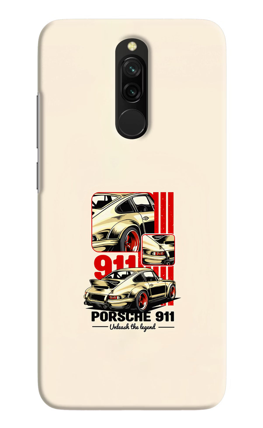 Classic Porsche 911 Redmi 8 Back Cover, Hard case
