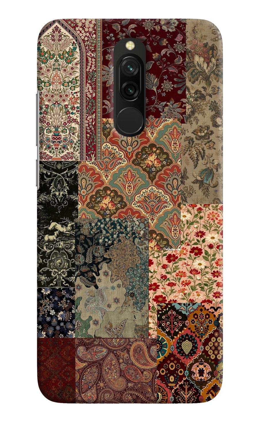 Desi Print Redmi 8 Back Cover, Hard case