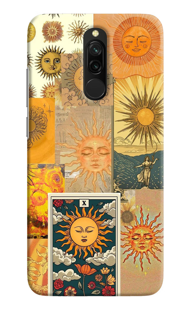 Sun Redmi 8 Hard Case Back Cover by Casekaro