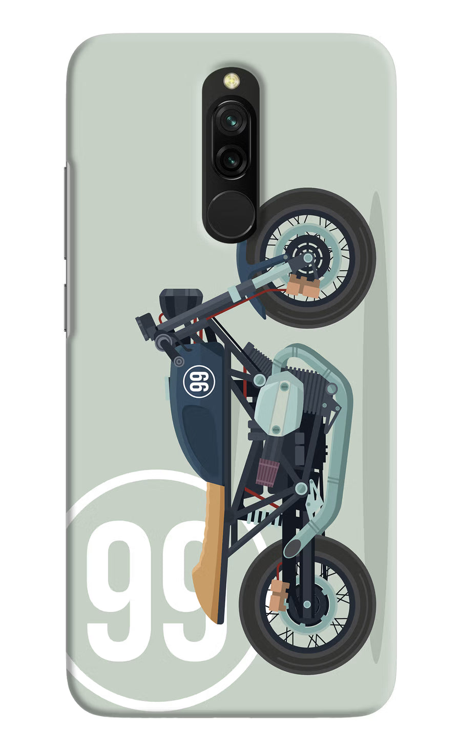 Classic Cafe Racer 99 Redmi 8 Back Cover, Hard case