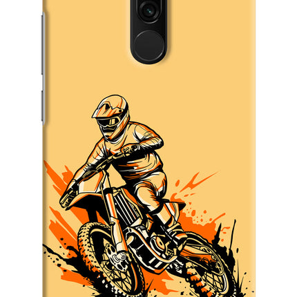 Off-Road Fury Redmi 8 Hard Case Back Cover by Casekaro
