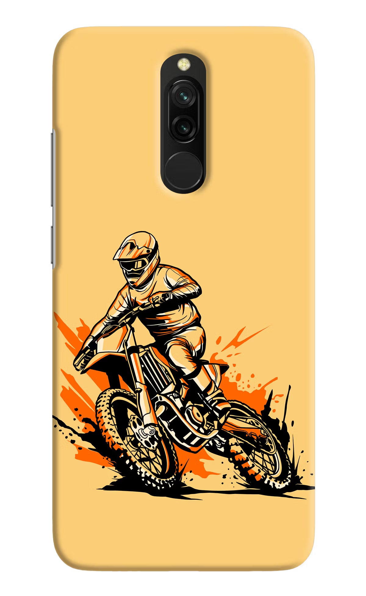 Off-Road Fury Redmi 8 Hard Case Back Cover by Casekaro