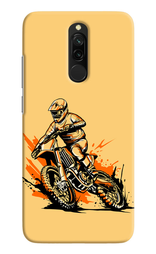 Off-Road Fury Redmi 8 Hard Case Back Cover by Casekaro