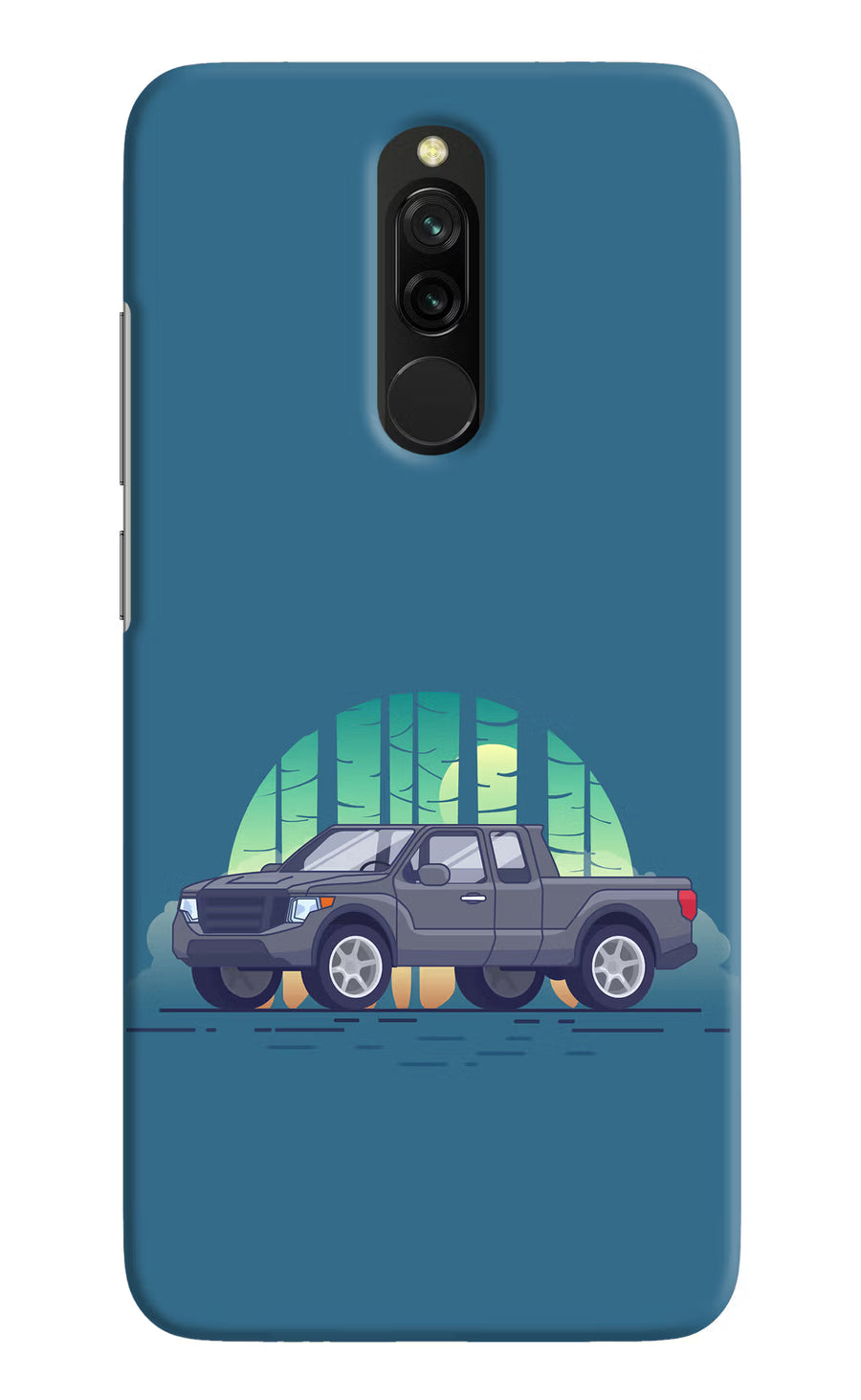 Retro Garage Vibe Redmi 8 Back Cover, Hard case